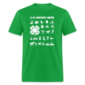 4-H Grows Here- Unisex Classic T-Shirt