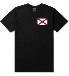 Alabama State Flag AL Chest Mens T-Shirt