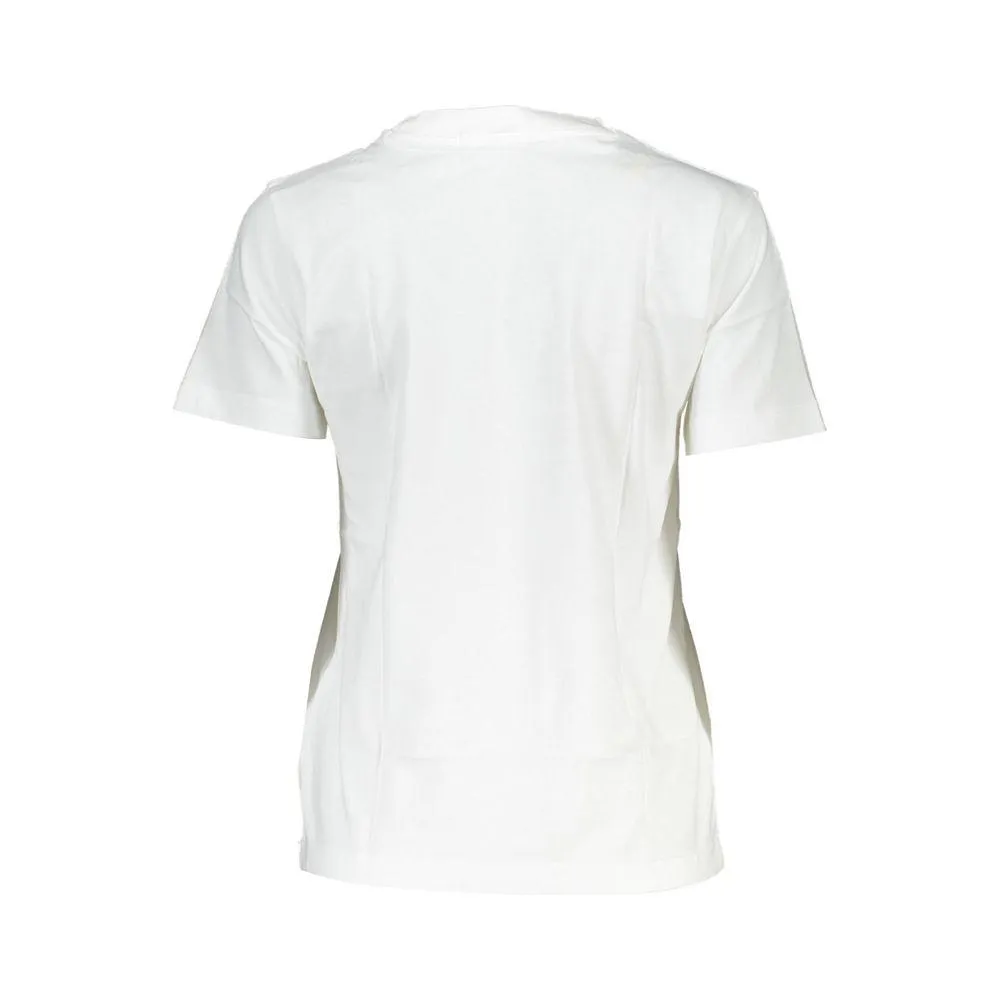 Calvin Klein White Cotton Tops & T-Shirt