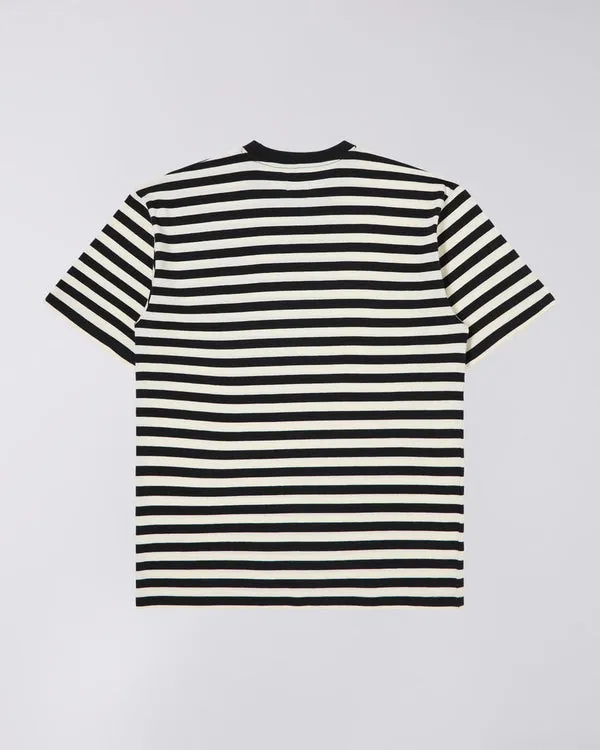 Edwin Basic Stripe T-Shirt - Black