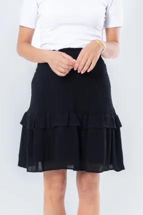 EMILY SKIRT (BLACK) 20"