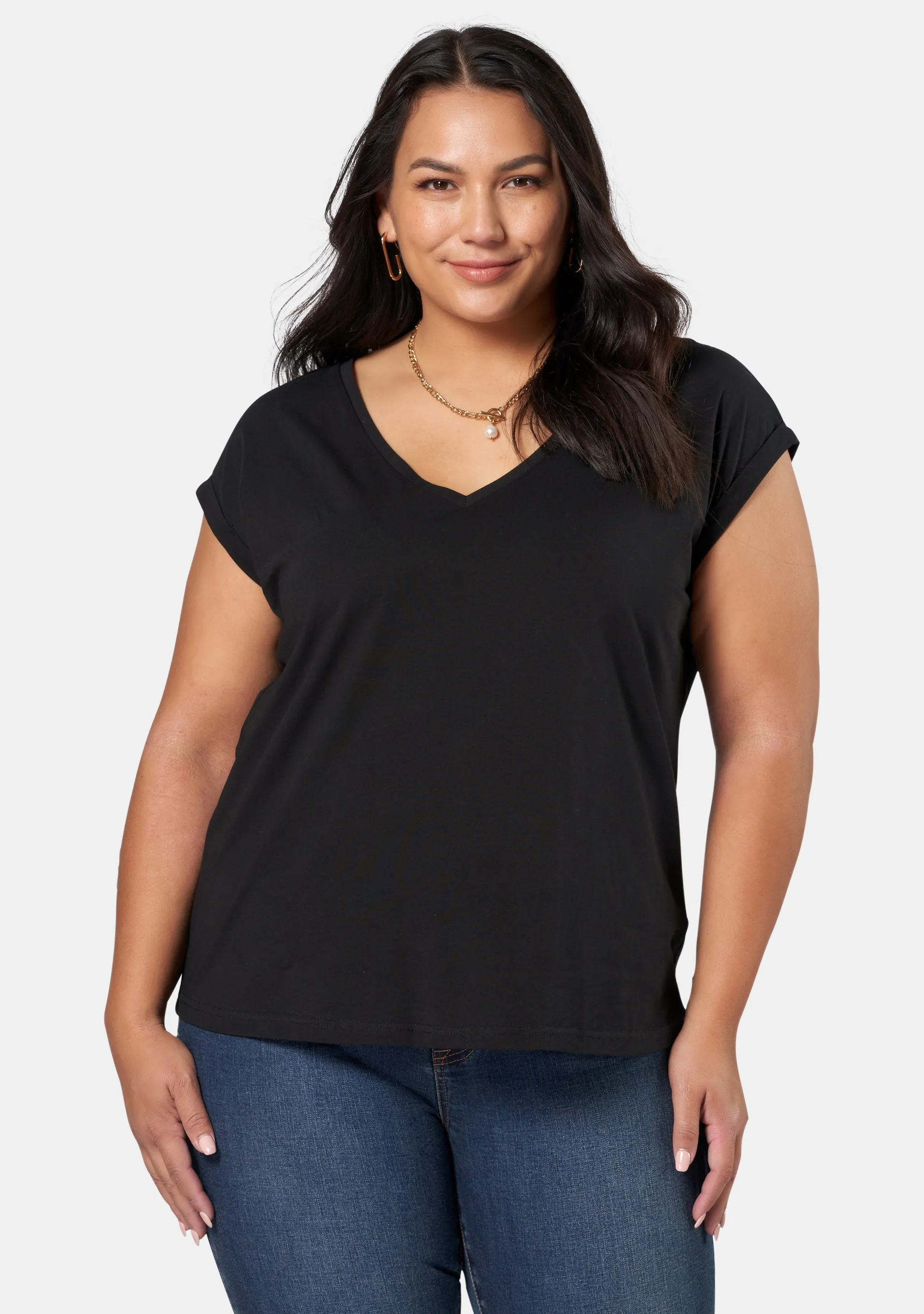 Emma V Neck Tee